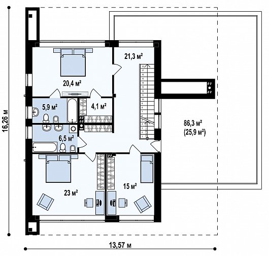 House project  Chrysanthemum - Image 12